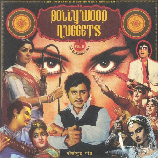 Bollywood Nuggets Vol. 2 vinyl record cover with multiple film stills.