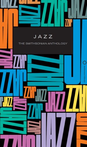 CD cover for "Jazz: The Smithsonian Anthology" with colorful text.