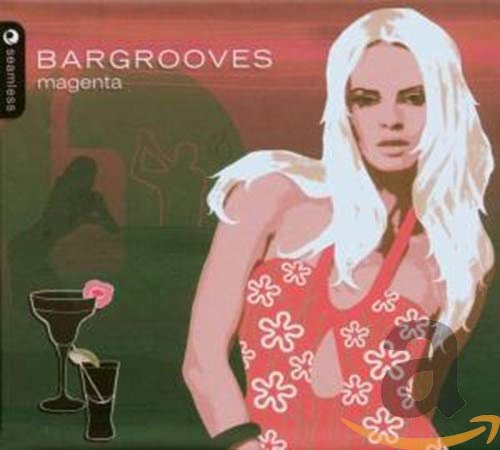 CD cover: woman with white hair, magenta and red color scheme.