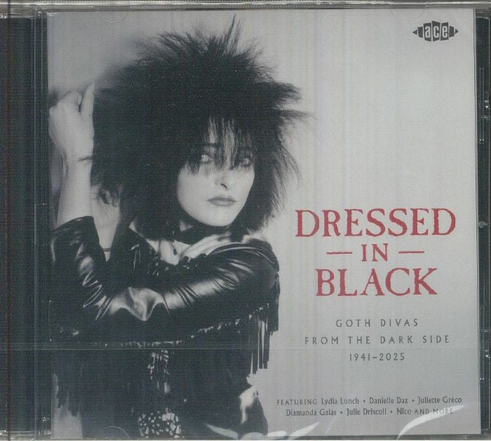 CD cover featuring a black and white portrait of a woman with dark hair.