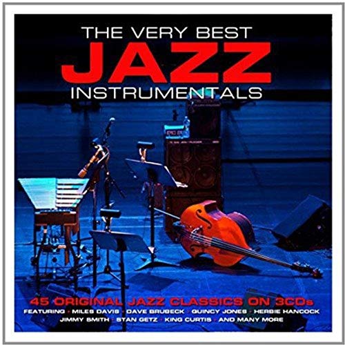 Album cover for The Very Best Jazz Instrumentals featuring a double bass and vibraphone.