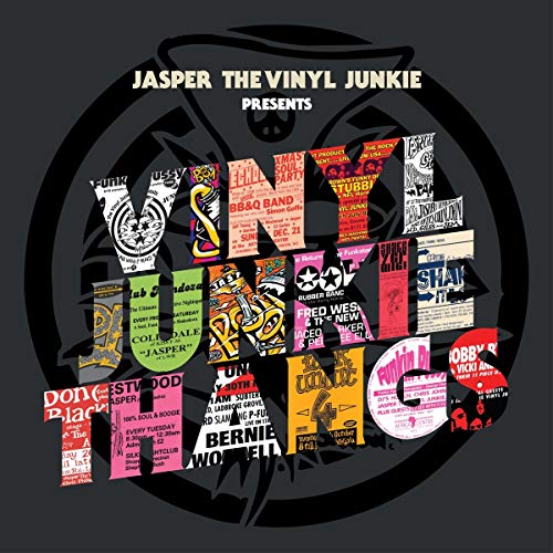 CD cover with collage of vintage concert posters and bold lettering.