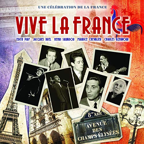 Vive La France" vinyl album cover featuring portraits and Parisian landmarks.