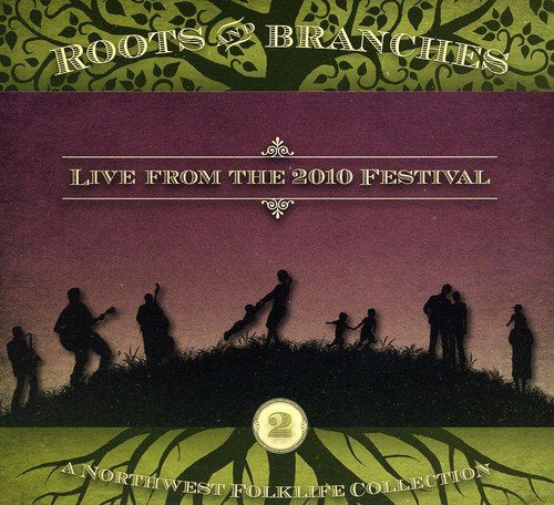 CD cover for "Live Roots & Branches Vol. 2" with silhouetted musicians.
