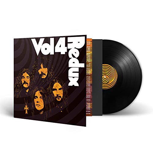 Vinyl record cover featuring four men and the text Vol 4 Redux with disc.