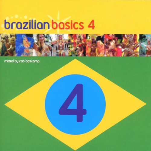 CD cover for “Brazilian Basics 4” with a yellow and green design.