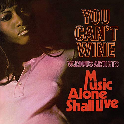 Album cover featuring a woman in a white shirt with text You Can't Wine.