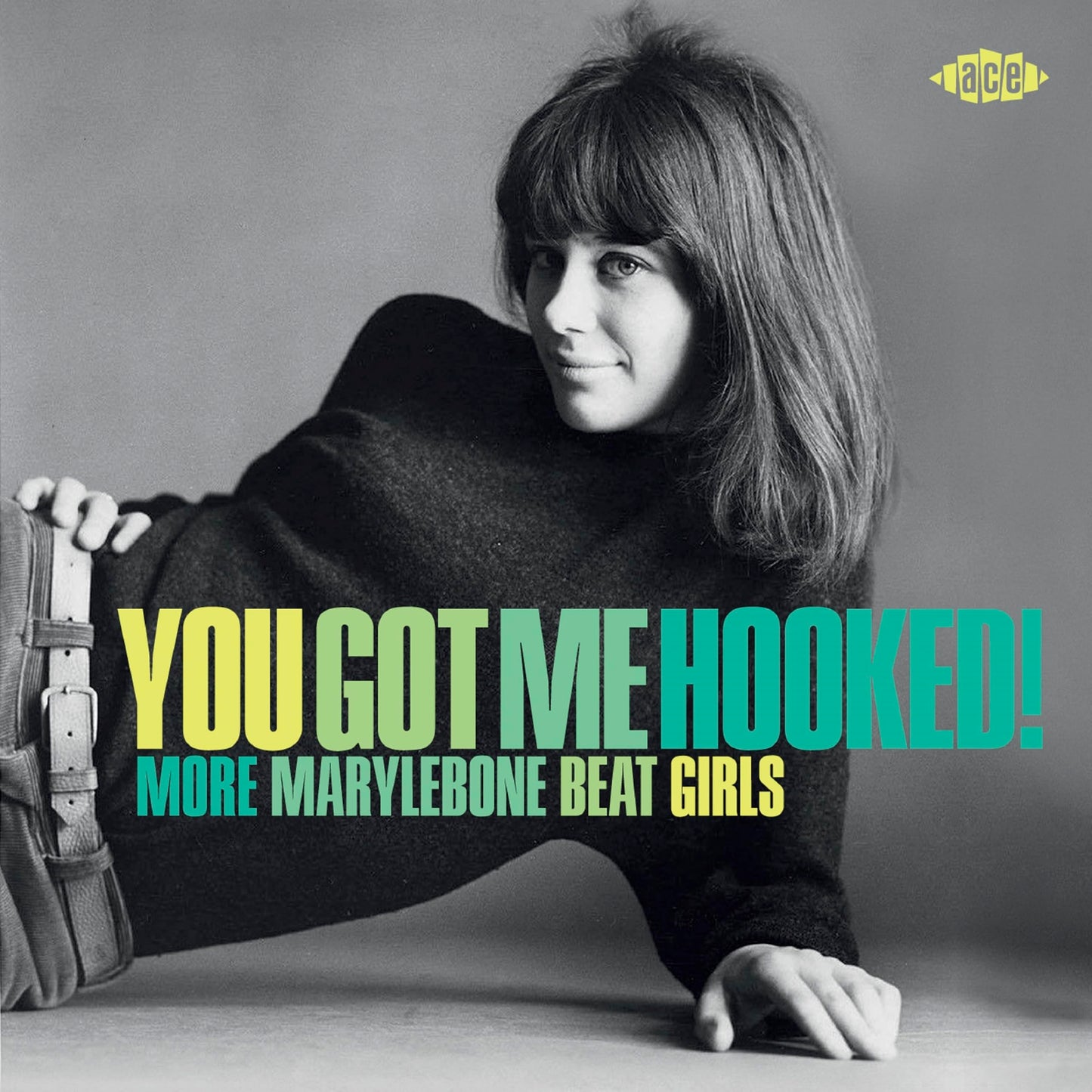 CD cover featuring a black and white portrait of a woman with bangs.
