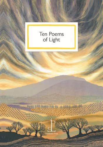 Book cover titled Ten Poems of Light featuring a landscape with trees and swirling sky.