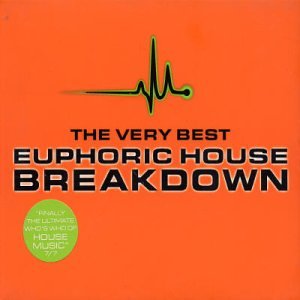 Orange album cover with a green heartbeat line and bold black text.