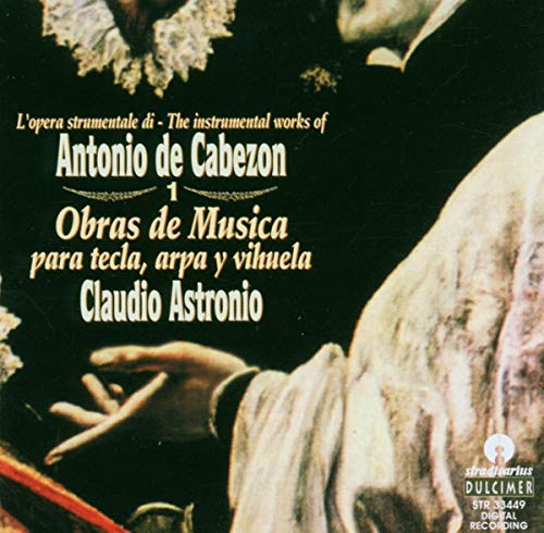 CD cover for Antonio de Cabezon’s instrumental works, featuring portrait detail.