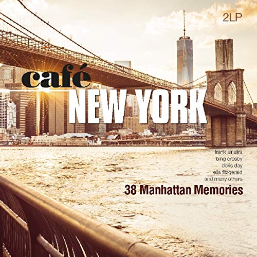 Vinyl album cover featuring the Brooklyn Bridge and New York City skyline.
