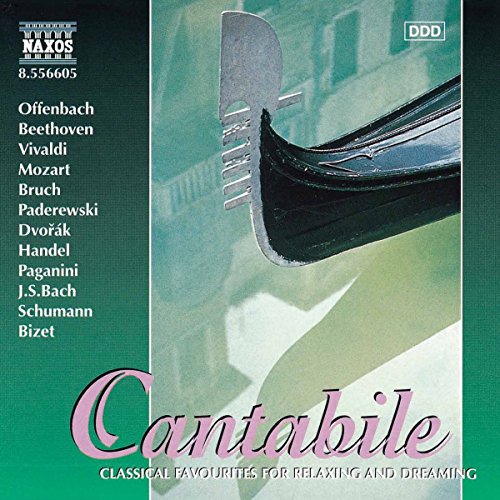 CD cover for "Cantabile" featuring a gondola and composer names.