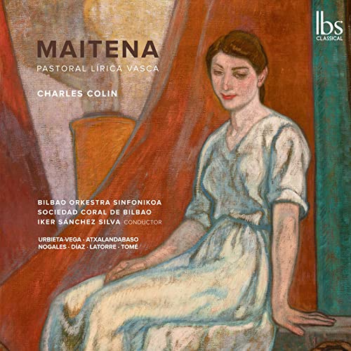 CD cover for "Maitena" opera, featuring a painted portrait of a woman.