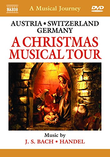 DVD cover for "A Christmas Musical Tour" featuring a Nativity scene.