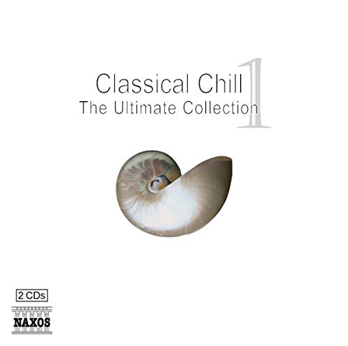 CD cover for Classical Chill 1 featuring a nautilus shell on a white background.