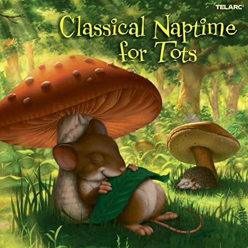 CD cover: a sleeping mouse under a large mushroom in a forest.