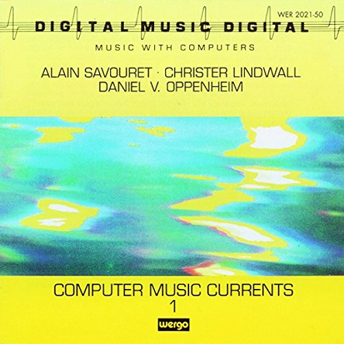 CD cover for “Computer Music Currents, Vol.1” with abstract colorful art.