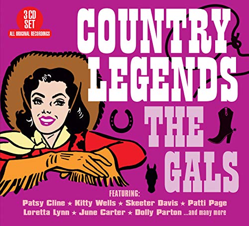 "CD cover art featuring a woman in a cowboy hat on a purple background."