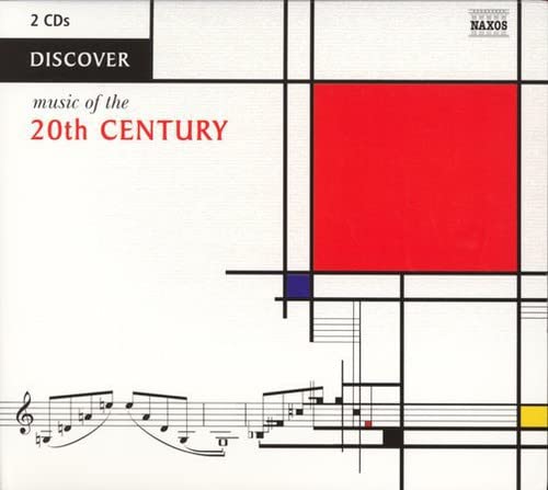 CD cover: "Discover Music of the 20th Century" with abstract art.