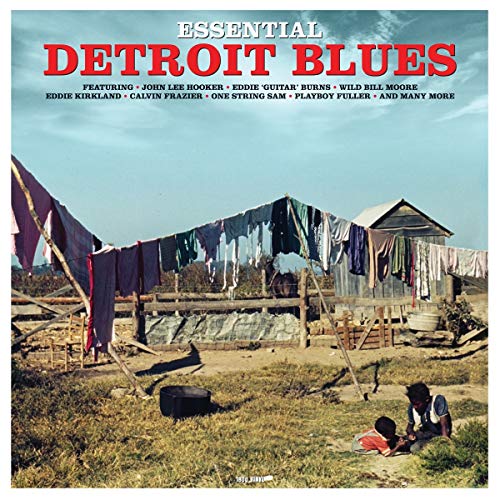 Album cover showing laundry hanging on a line outdoors with two children sitting nearby.