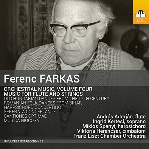 CD cover featuring composer Ferenc Farkas in a black and white portrait.