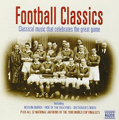 CD cover for "Football Classics" featuring a vintage football team portrait.
