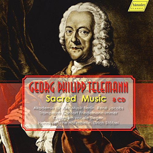 CD cover featuring a portrait of composer Georg Philipp Telemann.