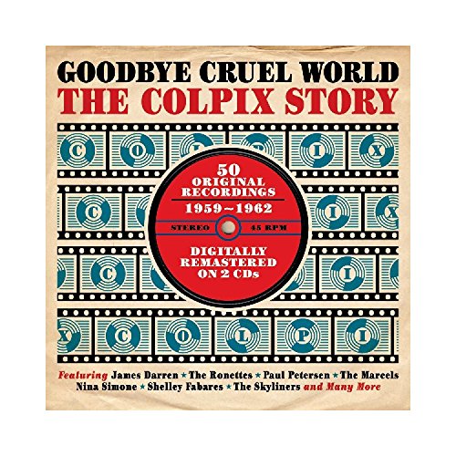 Album cover for The Colpix Story featuring a vintage film strip and record design.