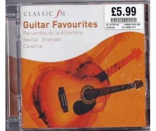 CD case for “Guitar Favourites” with a classical guitar image.