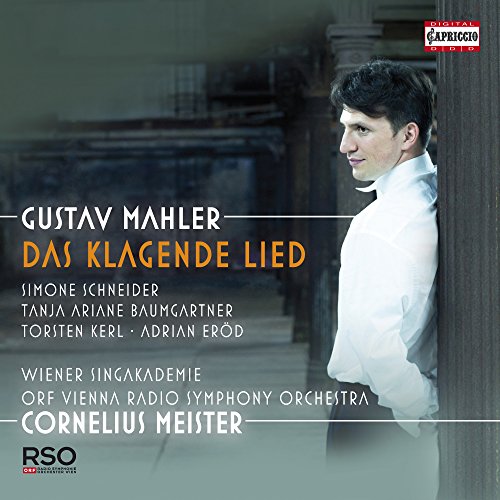 CD cover for Gustav Mahler’s “Das Klagende Lied” featuring a portrait.