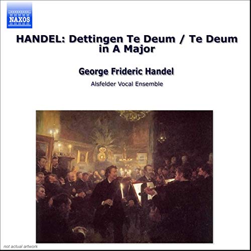 CD cover for Handel’s Dettingen Te Deum featuring a baroque painting.