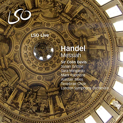 CD cover for Handel’s Messiah, featuring a domed ceiling interior.