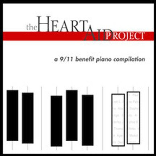 CD cover for “Heart Aid Project,” a 9/11 benefit piano collection.