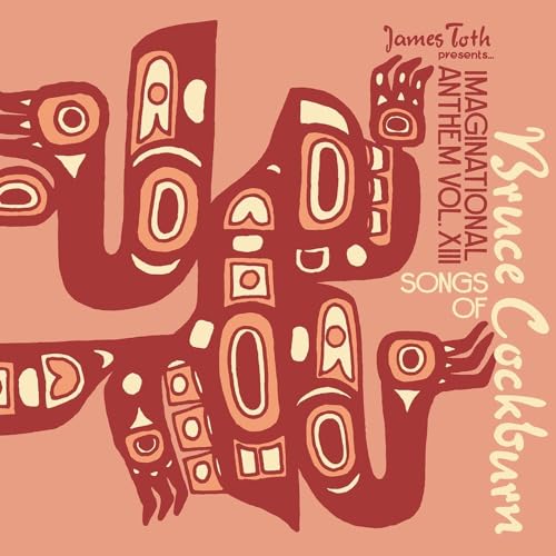 CD cover: abstract red and white figures on a peach background.