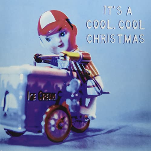 Red vinyl LP cover with a cartoon ice cream vendor and text.
