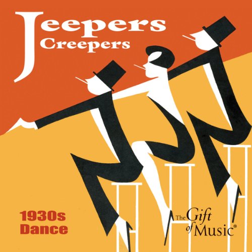 CD cover for "Jeepers Creepers: 1930s Dance" with illustrated dancers.