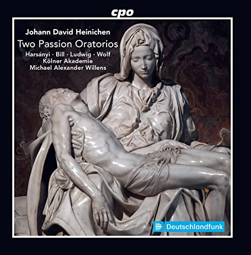CD cover depicting a sculpture of the Pietà, a mourning Mary with Jesus.