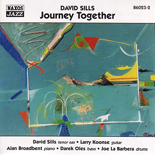 CD cover for "Journey Together" by David Sills, abstract painting.