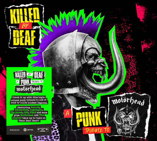 CD cover art featuring a punk-styled creature with a mohawk against a black background.
