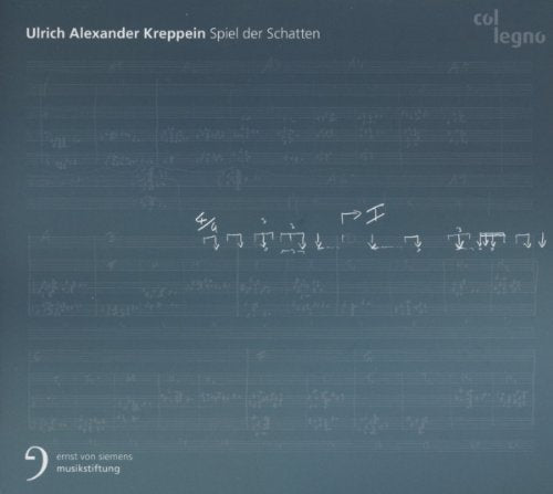 CD cover with handwritten musical notation on a blue background.