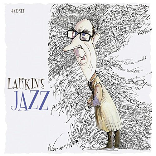 "Larkin's Jazz" CD cover featuring a cartoon man with glasses and a long nose.