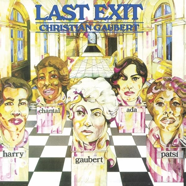 Album cover for “Last Exit” featuring painted portraits of five people.