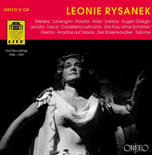 CD cover featuring black and white portrait of opera singer Leonie Rysanek.