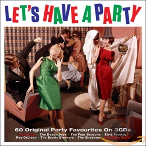 CD cover: group in party attire, text "Let's Have A Party".