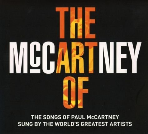 Black album cover with orange and white text: "The McCartney of The Songs of Paul McCartney".