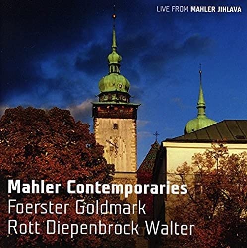 CD cover: Clock tower against a blue and orange autumn sky.