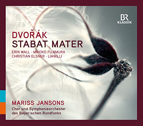 CD cover for Dvořák’s Stabat Mater, featuring a feather and flower.