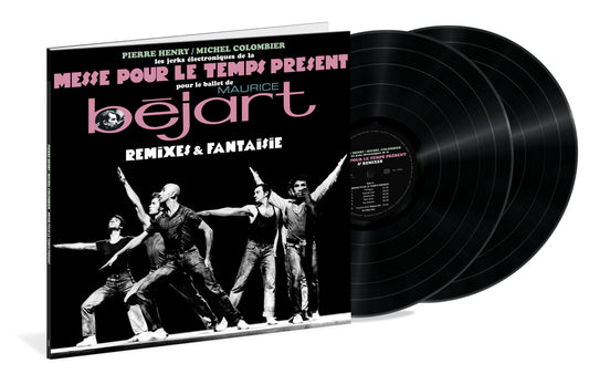 Vinyl record and album cover featuring black and white dancers.