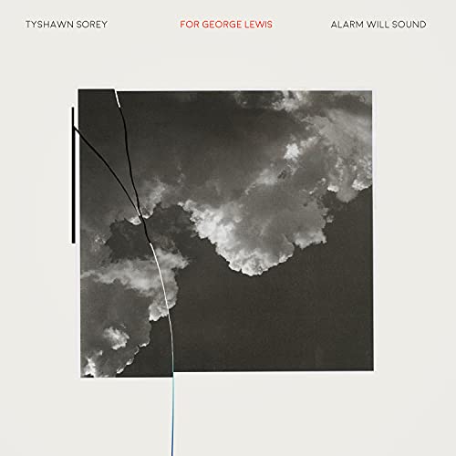 CD cover with abstract cloudy sky and cracked glass effect.